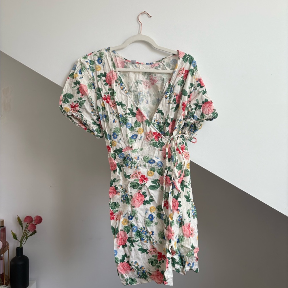 Floral Wrap Dress Old Navy Size XL